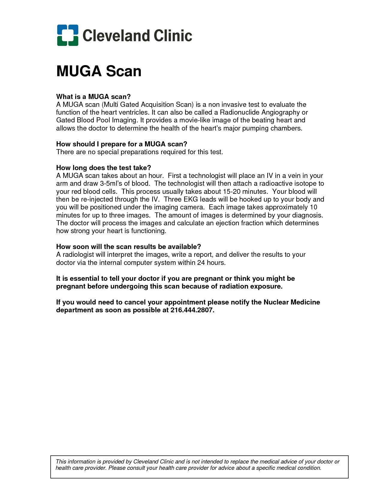 What is a MUGA scan A MUGA scan Multi Gated Acquisition Scan is a n - pdf  download